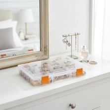 Storemax Şeffaf Organizer Kutu (13 Bölmeli) | Power Organizer Kutusu | Vidalık, Vida, Hobi, Takı, Elektronik Parça Düzenleyici Saklama Kutusu