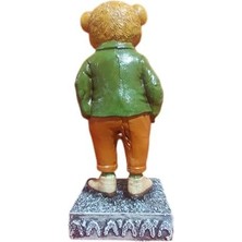 Storemax Ayıcık Biblo Figürü – Yeşil Ceketli ve Şık Tasarımlı Heykel, Ev, Ofis Dekoru Için Ideal, Hediyelik Biblo | Dekormıx