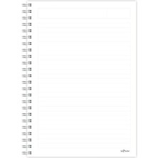 Storemax Le Ofis Defter Spiralli Çizgili Kırmızı