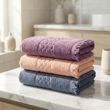 Vienna Home Microcotton %100 Pamuk 3’lü Havlu Seti 50X90 cm – Hızlı Kuruyan, Yüksek Emiş Gücü, Lüks Set
