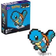 Mega Bloks Mega Pokemon Squirtle Pixel Sanatı Yapım Seti 367 Parça HTH77