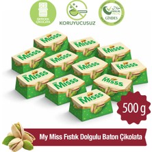 Milat Çikolata Milat My Miss Fıstık Dolgulu Baton Çikolata 500 g