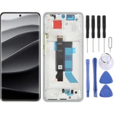 Çelik Pro Xiaomi Uyumlu Redmi Note 14 Pro Plus 5g Ekran LCD Dokunmatik Full Çıtalı
