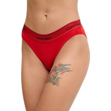 Calvin Klein Kadın Kırmızı Külot LV00QF8550
