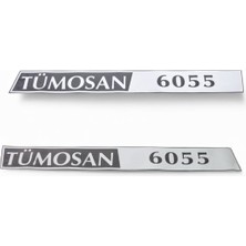 Peren Traktör Tümosan 6055 Kaporta Yan Yazı Etiketi Sağ-Sol Yapışkanlı
