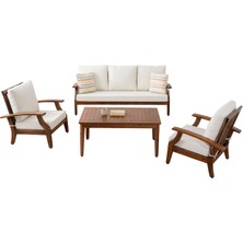 Joy Bahçe Koltuk Takımı - Ceviz