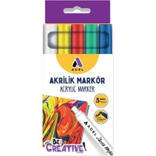 Storemax Akrilik Markör 5'li, Klasik Renkler