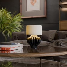 Storemax Modern Formlu Masa Lambası – Müzik Temalı Sanatsal | Renkli & Dekoratif Aydınlatma | Ofis, Yatak Odası ve Çalışma Masası Için E14 Uyumlu Lamba