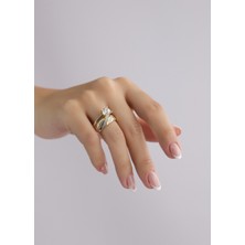 Narin Mücevherat Nar-In Altın Mücevherat Tektaşlı Alyans Altın Yüzük 077