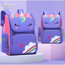 Buldug Çocuk Okul Çantası 41×27×14 cm – Ortopedik Sırt, Çok Bölmeli, Su Itici Kumaş (Unicorn & Monster)