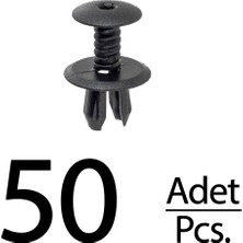 Alpha Auto Part Volkswagen Bora,caddy Iı,caddy Iıı,eos,jetta Için Bagaj Döşeme Paneli Klips-50 Adet