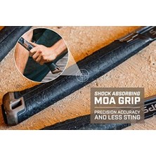 Storemax Ops - SPEC-M20SF-S Tırnak Çekici, 590 G, Yırtılmış Pençe, Pürüzsüz Yüzey, Yumuşak Tokmak, Darbe Emici Sap,%3'ü Gazilere Bağışlanmış, Siyah/açık Kahverengi