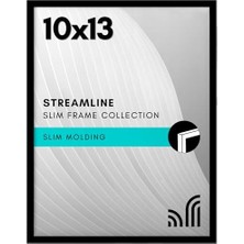 Storemax Americanflat Siyah 10X13 Resim Çerçevesi - Kırılmaya Dayanıklı Camlı Ince Kenarlıklı Fotoğraf Çerçevesi - Duvar ve Masa Üstü Için Yatay ve Dikey Formatlar