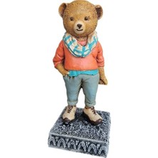 Storemax Ayıcık Biblo Figürü – Atkılı ve Sweatshirtlü Sevimli Heykel, Ev, Ofis Dekoru Için Ideal, Hediyelik Biblo | Dekormıx