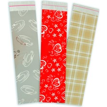 Muka Desenli Metalize Poşet 9X35PAKETTE 100 Adet Alkollü Şişeye Uygundur