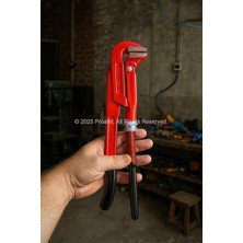 Storemax Maşalı Boru Anahtarı, Ayarlı, Krom Vanadyum Gövde, Indüksiyonda Sertleştirilmiş Dişler, Ergonomik Izole Sap, Elektrostatik Dayanıklı Boya, Profesyonel Tesisat Sökme ve Sıkma (1,5")