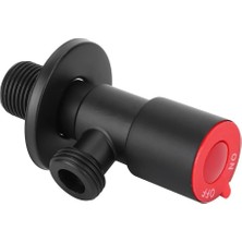 Storemax Siyah Açma-Kapama Çubuklu Taharet Musluğu, Metal Gövde, Banyo Armatürü