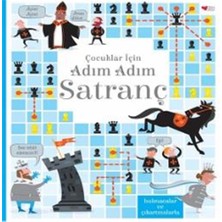 Storemax Çocuklar Için Adım Adım Satranç (Ciltli): Bulmacalar ve Çıkartmalarla