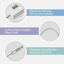 Storemax Buzdolabı Kilidi, 2 Adet Şifreli Buzdolabı ve Dondurucu Kilit Seti, Alet Gerektirmeyen Montaj, Çocuk Güvenlik Kilidi, Buzdolabı, Dolaplar, Pencereler ve Kapılar Için