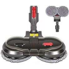 Storemax Popüler Elektrikli Çift Döner Paspas Başlığı V7 V8 V10 V11 V15 Serisi Için, Mikrofiber Pedli