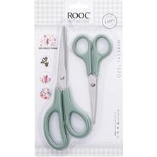 Storemax Premium Serisi Ergonomik Saplı Çelik Gıdaya Temasa Uygun 2'li Mutfak Makası, Yeşil