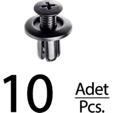 Alpha Auto Part Kia Amanti Borrego Cadenza Forte Optima Subaru Için Davlumbaz ve Tampon Klips- 10 Adet