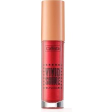 Storemax Callista Vivid Shine Lipgloss Nemlendiricili Dudak Parlatıcısı 101 Drop Everything Red, Kırmızı