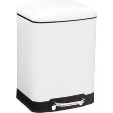 Storemax Jja 138059I Çöp Kutusu Metal Beyaz 22 x 15,5 x 32 cm 6 L