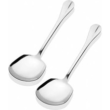Storemax 2 Adet Çelik Sofra Servis Kaşığı 21 cm 86951236541258AYBABA