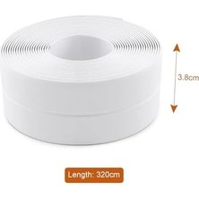 Storemax 3 Adet- 3.2m x 38 mm Su Sızdırmaz Banyo Mutfak Lavabo Küvet Izolasyon Şerit (Beyaz)