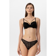 Pierre Cardin Lingerie 4886 Kadın Soft Push Up Dantelli Sütyen Takım