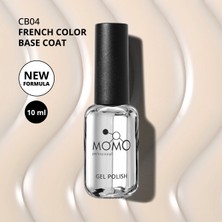 Momo Kalıcı Oje French Color Base Coat CB04, Açık Bej, 10 ml