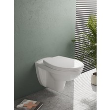 Storemax S10 109-003-901 Klozet Kapağı Oval Form Nuvoplast Beyaz