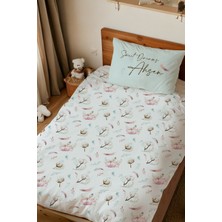 Homamia Isme Özel Baskılı %100 Pamuk Tek Kişilik Nevresim Takımı Pamuk