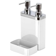 Storemax 2'li Sıvı Sabunluk Süngerli Beyaz M-E10-01