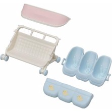 Storemax Sylvanian Families Üçüz Bebek Arabası