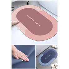 Storemax Büyük Boy Su Emici 55X35 cm Ayak Kaıydırmaz Ev Dış Kapı Girş Banyo Leke Tutmaz Süper Emme