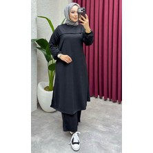 Golda Dress Kadın Siyah Ikili Takım