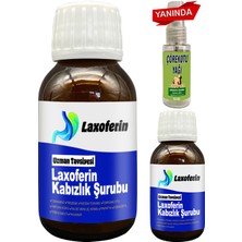 Laxoferin Şurup - 2 Adet Yanında Çörek Otu Yağı / Bay Bayan Kullanımına Uygun 50 ml Şurup