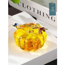 YNSK Luxury | Autumn | Kristal Cam Kabak Dekoratif Obje - 6 cm | 1 Adet