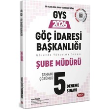 Data 2026 Gys Göç Idaresi Başkanlığı Şube Müdürü 5 Deneme Çözümlü Görevde Yükselme Data Yayınları