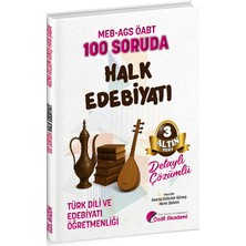Özdil Akademi Öabt Meb-Ags Türk Dili ve Edebiyatı Öğretmenliği 100 Soruda Halk Edebiyatı Çözümlü Altın Seri-3 - Asena Gülsüm Güneş, Hava Şaban Özdil Akademi