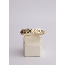 Narin Mücevherat Nar-In Altın Mücevherat Zincir Görünümlü Modern Altın Kelepçe 14