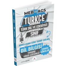 Dizgi Kitap Öabt Meb-Ags Türkçe-Edebiyat-Sınıf Dil Bilgisi Çıkmış Sorular Konularına Göre Çözümlü - Fatih Bedir Dizgi Kitap Yayınları