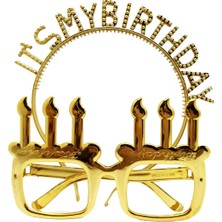 S'82 My Birthday Taç ve Gözlük