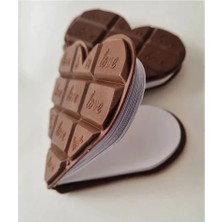 S'82 Kalp Tasarımlı Çikolata Not Defteri