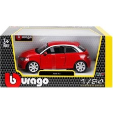 S'82 22127 Burago 1:24 Audi A1 Model Araba