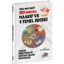 Türkçe Fm Öabt Meb-Ags Türkçe Öğretmenliği 100 Soruda Maarif ve 4 Temel Beceri Deneme Çözümlü Yıldızlar Geçidi 6. Kitap - Anıl Alibıyıkoğlu Türkçe Fm Yayınları