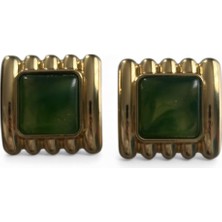 Renda Accessory Renda Yeşil Seri Küpe