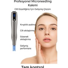 Alfas Profesyonel Kablosuz Dermapen Peelin Makinesi Kırışıklık Akne Yüz Vücut Güzellik Kalemi Dr Pen M8S